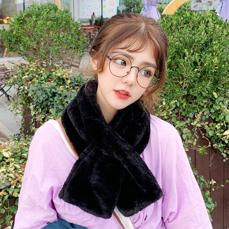 。 ファー マフラー レディース 冬 。 リバーシブル ティペット 秋冬防寒 柔らかい スリット 暖かい 6色展開 ソフト ふわふわ 防寒 差し込み 