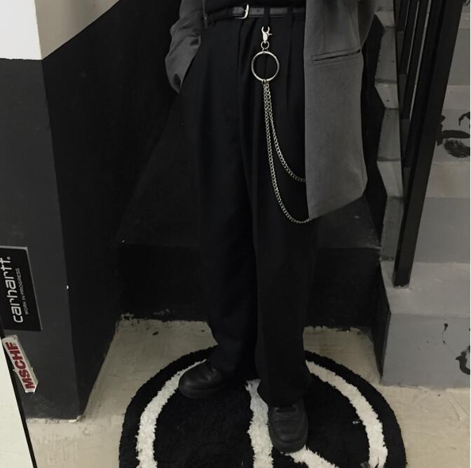 2連 ウォレットチェーン ベルトチェーン 韓国 ストリート HIPHOP K-POP パンク 原宿系 6ACC-200 ダンス 衣装 レディース 