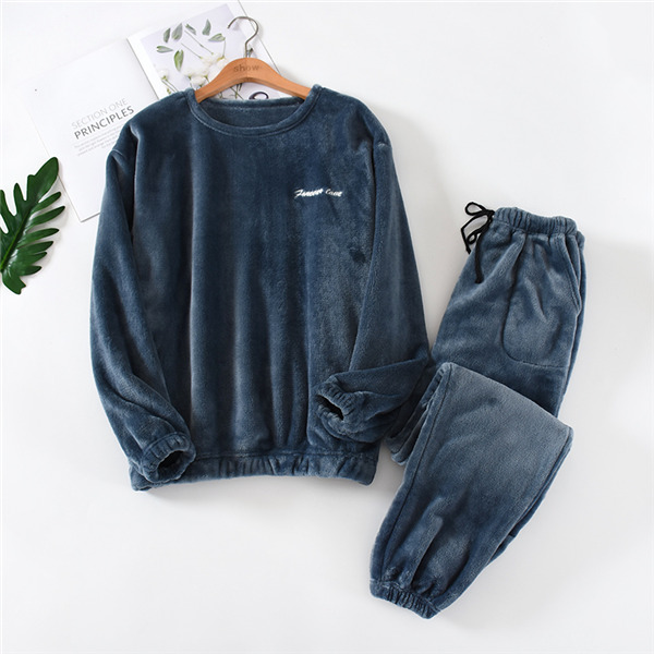 厚手 パジャマ メンズ もこもこ 上下セット あったか 寝巻き 裏起毛 ルームウェア 長袖 ふわふわ 部屋着 男性用 冬 ズボン セットアップ 秋 