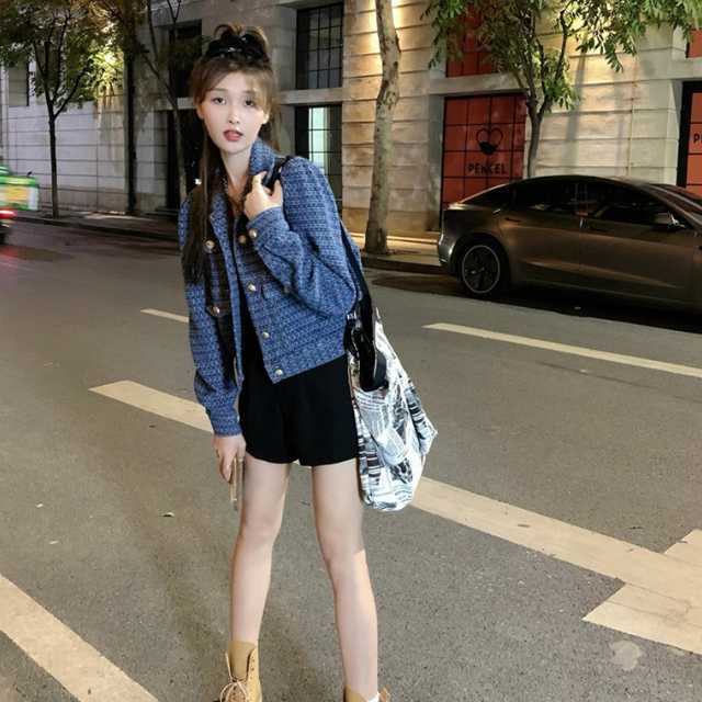 アウター デニム ジャケット デニムジャケット ジャカードデニム レディース キレセク 長袖 ミディアムジャケット ライトアウター 羽織 襟付き 