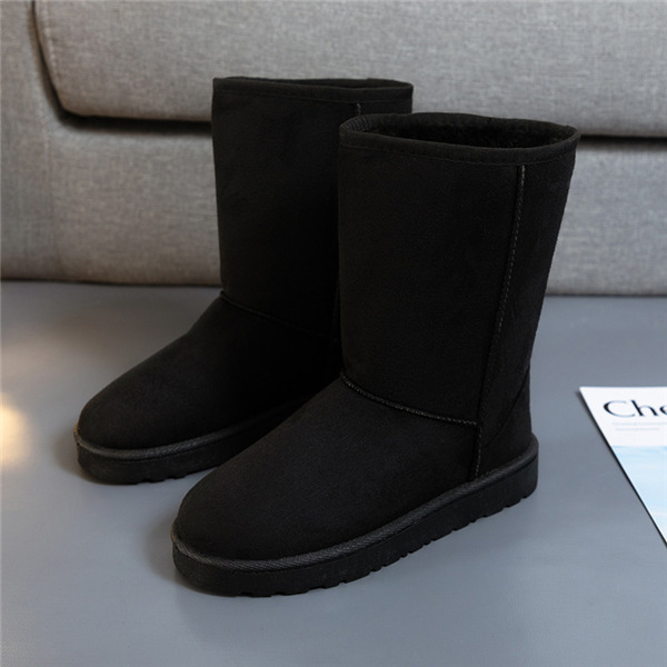 スノーブーツ ムートンブーツ フラット レディース ショート 冬靴 裏起毛 スエード もこもこ ファー 防寒 ファー ブーツ 内ボア 