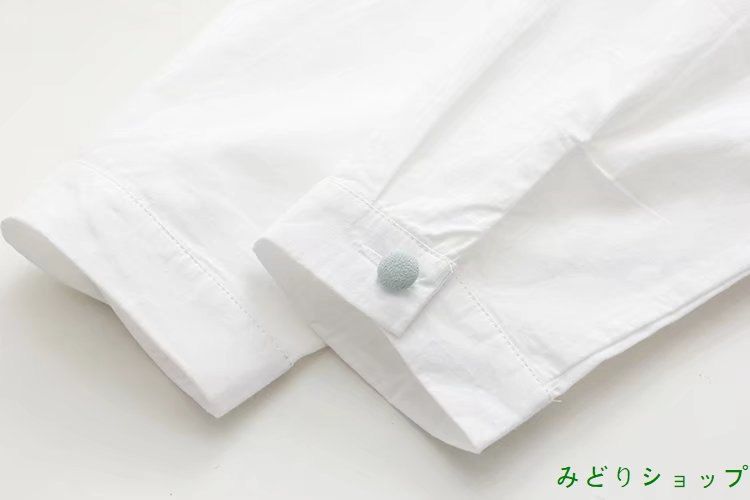 シャツ ブラウス 花柄 刺繍 長袖 ナチュラル レディース 