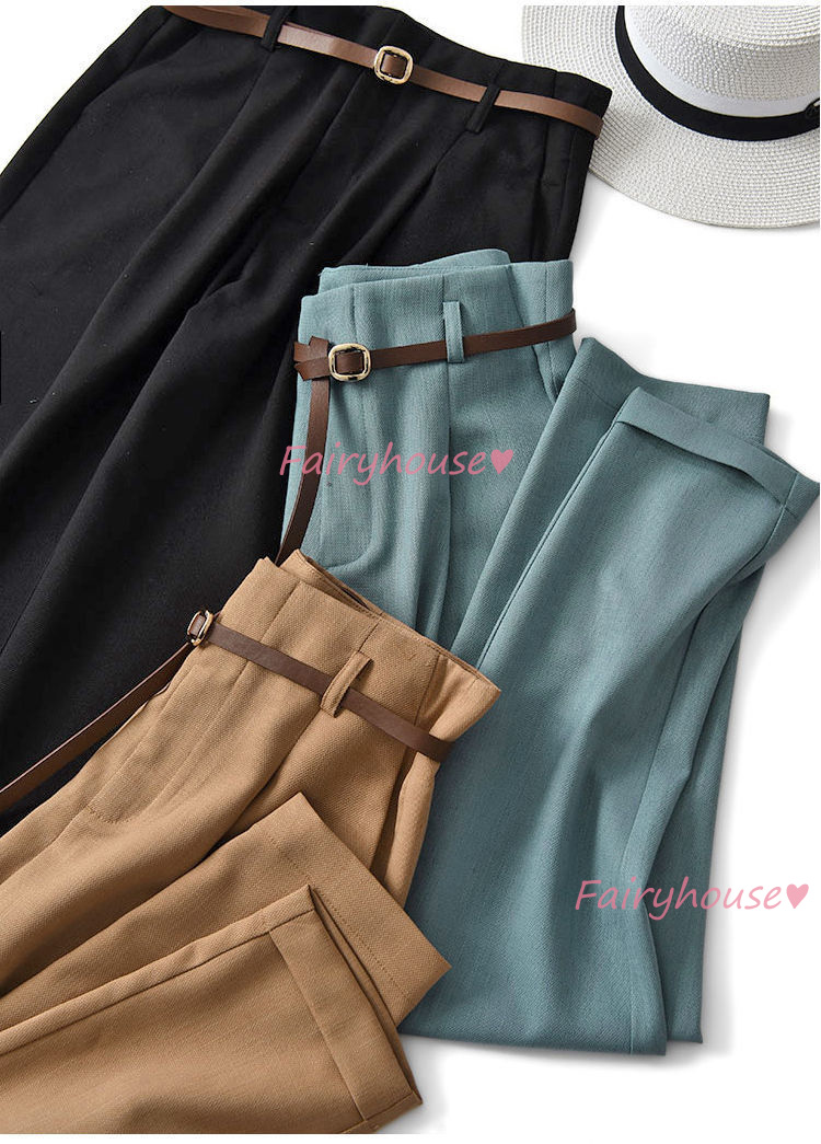 テーパードパンツ レディース 九分丈 通勤 黒スラックス ストレートズボン 大きいサイズ 着痩せ40代50代30代 ボハイウエスト オフィス ビジネス おしゃれ 