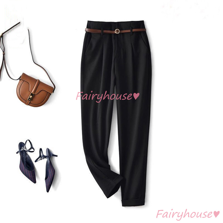 テーパードパンツ レディース 九分丈 通勤 黒スラックス ストレートズボン 大きいサイズ 着痩せ40代50代30代 ボハイウエスト オフィス ビジネス おしゃれ 