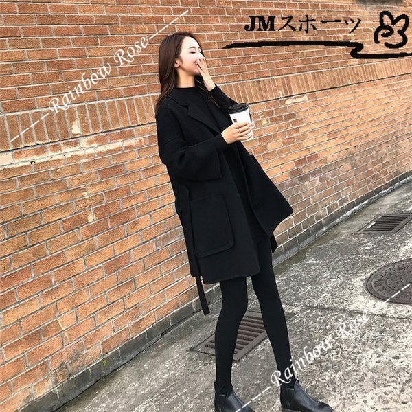 チェスターコート トレンチコート レディース ミディアム丈 秋 冬 ラシャ お洒落 アウター 大きいサイズ ゆったり 上品 コート 中綿 着痩せ 