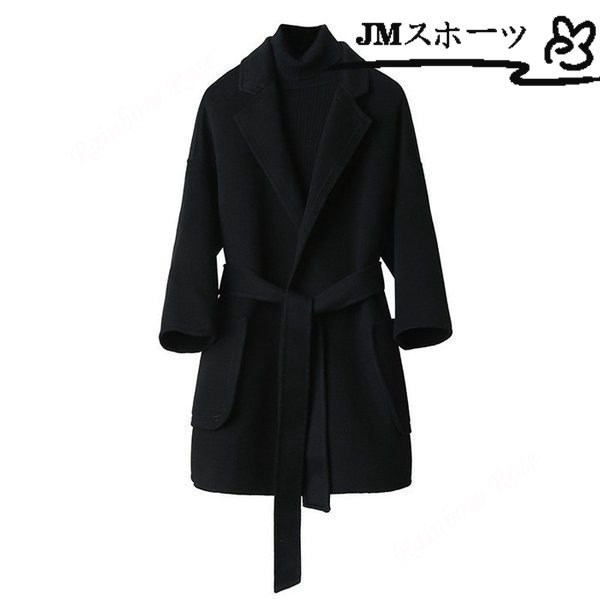 チェスターコート トレンチコート レディース ミディアム丈 秋 冬 ラシャ お洒落 アウター 大きいサイズ ゆったり 上品 コート 中綿 着痩せ 