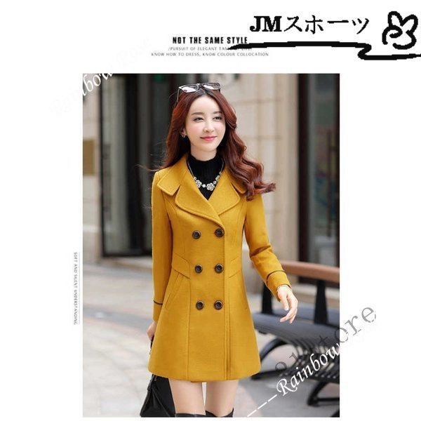チェスターコート レディース 秋冬 40代 チェスターコート きれいめ オフィス 韓国風 アウター ミディアム丈 ラシャコート 着痩せ 通勤 