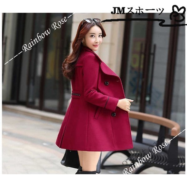 チェスターコート レディース 秋冬 40代 チェスターコート きれいめ オフィス 韓国風 アウター ミディアム丈 ラシャコート 着痩せ 通勤 