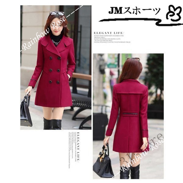 チェスターコート レディース 秋冬 40代 チェスターコート きれいめ オフィス 韓国風 アウター ミディアム丈 ラシャコート 着痩せ 通勤 