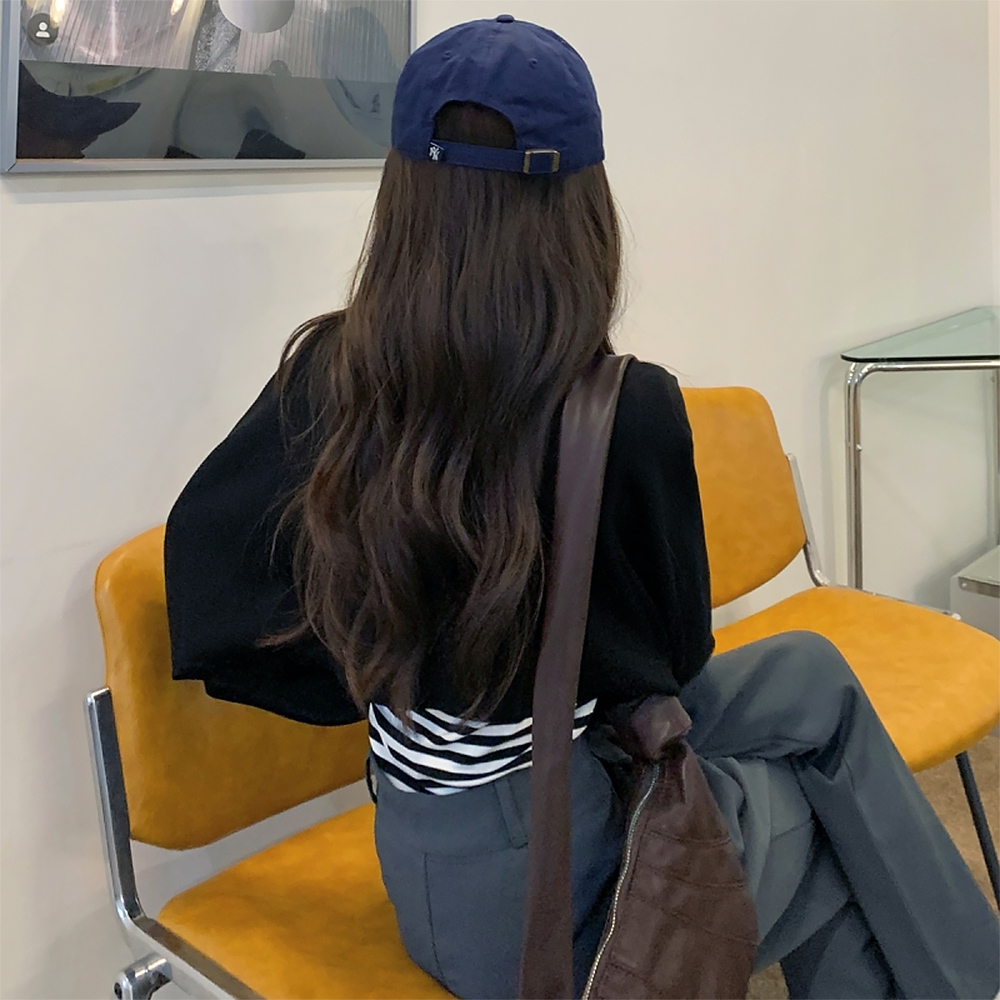 レイヤード スウェット レディース 長袖  