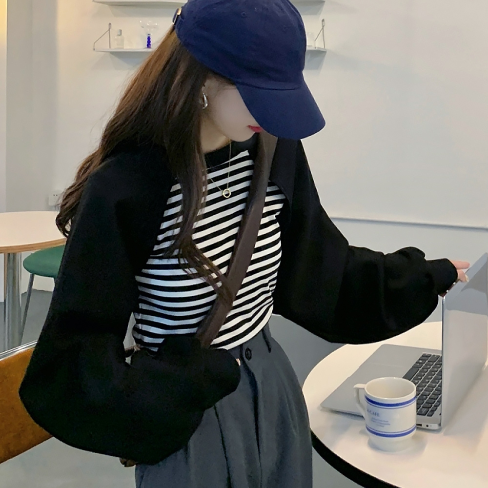 レイヤード スウェット レディース 長袖  