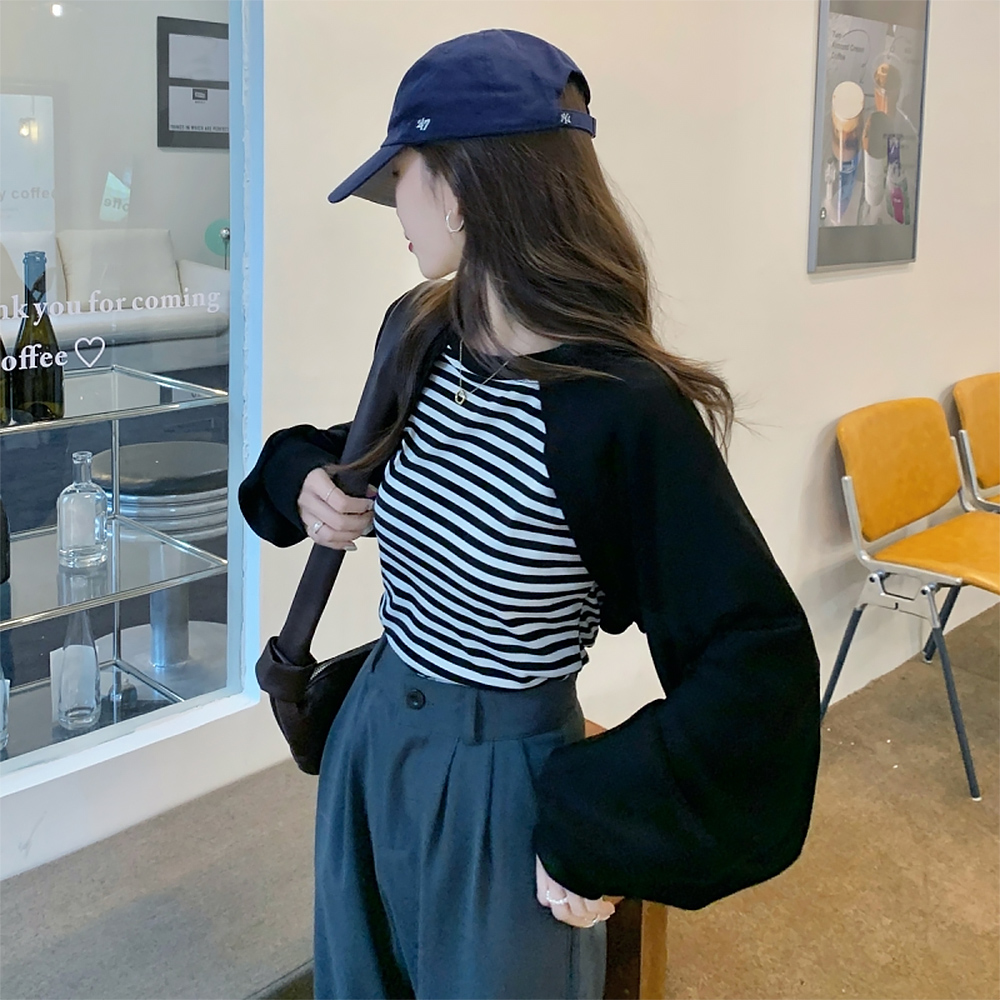 レイヤード スウェット レディース 長袖  