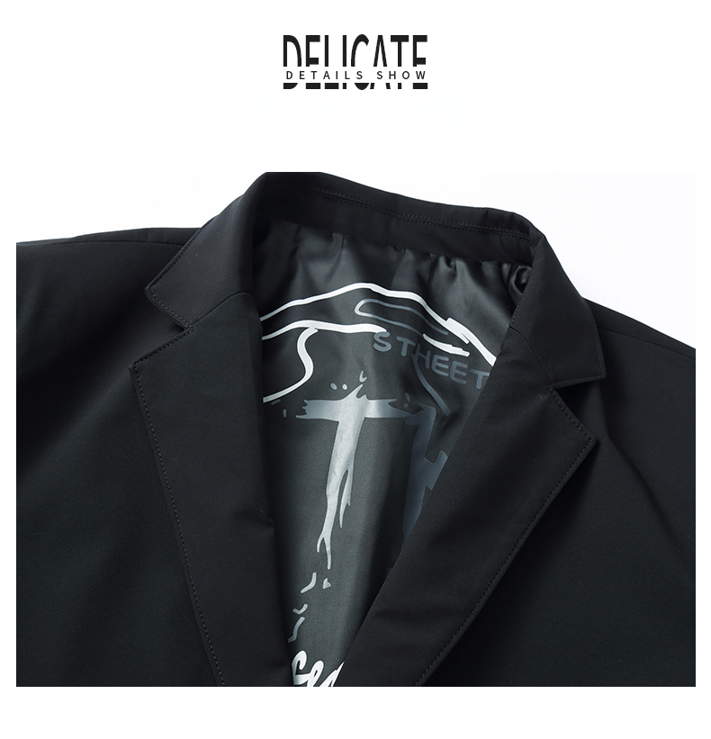 カジュアル テーラード メンズブレザー 細身 スタイリッシュ メンズファッション テーラードジャケット 男性 秋 黒テーラード ２ボタン 春 