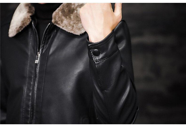 レザージャケット 革ジャン メンズ ブルゾン 裏起毛 アウターバイク ライダースジャケット 冬 着痩せ 開襟 テーラードジャケット 防風 秋冬 暖かい 