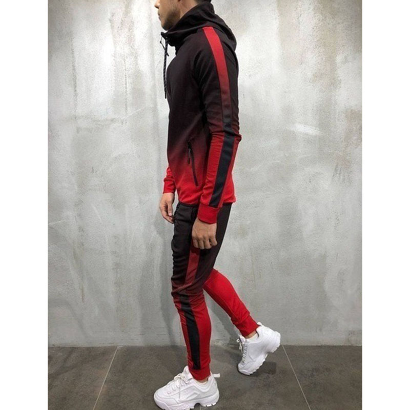 スウェット セットアップ スポーツウェア メンズ ジャージ グラデーション セット ジャージ 上下 ダンス スポーツウェア 部屋着 長袖ルームウェア 