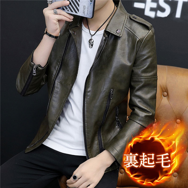 革ジャン レザージャケット メンズ テーラードジャケット 裏起毛 冬 着痩せ ライダースジャケット 秋冬 革 ブルゾン 暖かい バイクジャケット 防風 