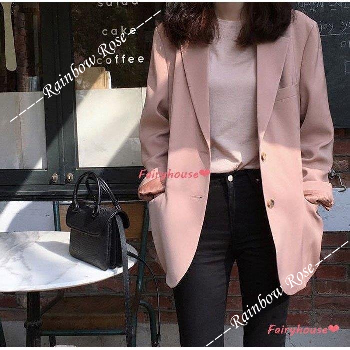 ブレザー スーツ 春服 レディース 40代 長袖テーラードジャケット 韓国風 オシャレスーツ 30代アウター オフィス ブレザー シンプル カジュアル 春コート 