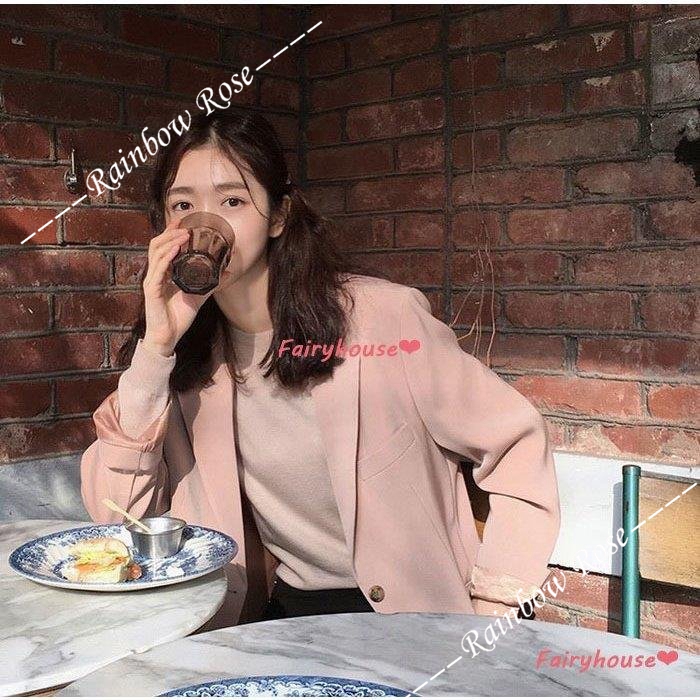 ブレザー スーツ 春服 レディース 40代 長袖テーラードジャケット 韓国風 オシャレスーツ 30代アウター オフィス ブレザー シンプル カジュアル 春コート 