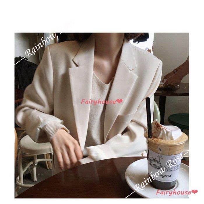 ブレザー スーツ 春服 レディース 40代 長袖テーラードジャケット 韓国風 オシャレスーツ 30代アウター オフィス ブレザー シンプル カジュアル 春コート 