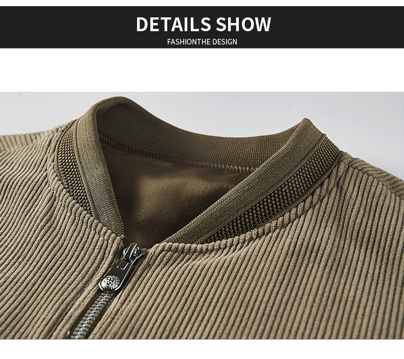 ミリタリージャケット メンズ コーデュロイ コール天 秋物 ワンポイントデザイン ブルゾン アウター ジャケット MA-1 ワークスタイル 作業着 
