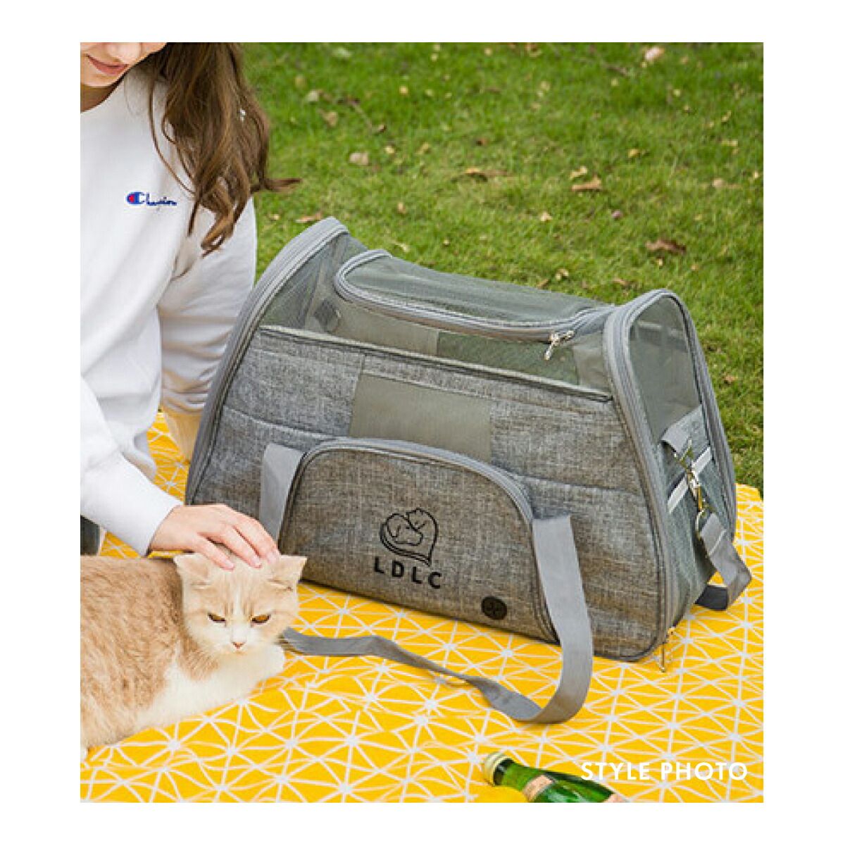 ペットキャ折りたたみ バッグ 2WAY ショルダー バック 猫 旅行 ペットキャリーバッグ 避難 ドライブ 犬 移動 メッシュ 8KG以下 小型犬 安全 軽量 病院 