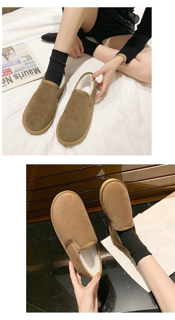 ェイクファー ムートン ショート ブーツ スニーカー ぺたんこ 防寒 暖かいもこもこ 裏起毛 レディース 冬靴 ファー ボア モカシン 