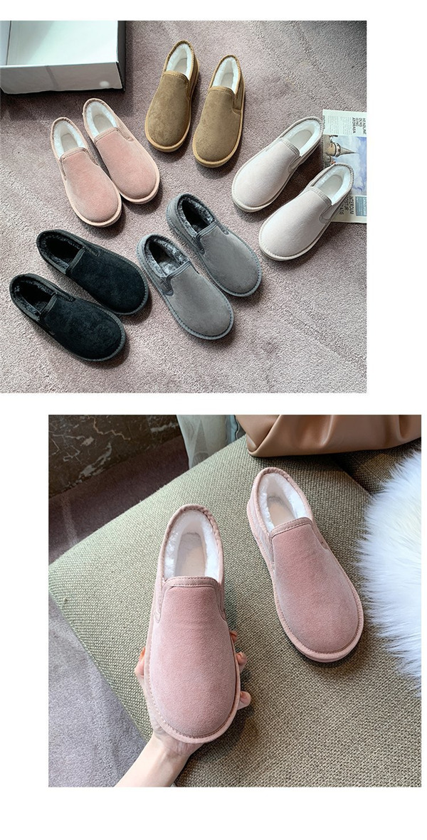 ェイクファー ムートン ショート ブーツ スニーカー ぺたんこ 防寒 暖かいもこもこ 裏起毛 レディース 冬靴 ファー ボア モカシン 