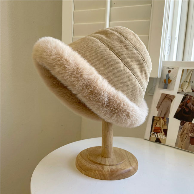 送料無料 裏起毛帽子 レディース バケットハット 冬 サファリハット 暖かい 裏起毛 小顔 ムートン 裏起毛バケットハット 帽子 女優帽 裏ボア 漁師帽 ハット 