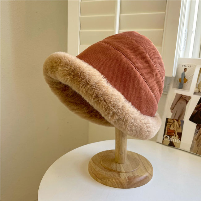 送料無料 裏起毛帽子 レディース バケットハット 冬 サファリハット 暖かい 裏起毛 小顔 ムートン 裏起毛バケットハット 帽子 女優帽 裏ボア 漁師帽 ハット 