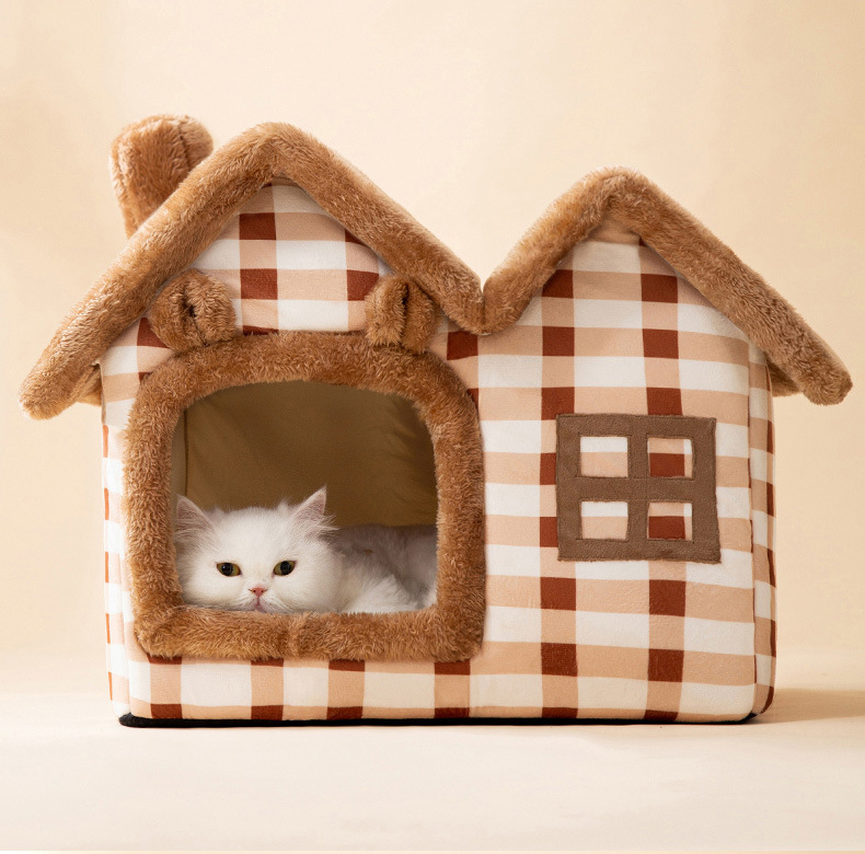 ペットハウス 犬ハウス 猫ハウス ペットベッド 猫ベッド 冬用 犬ベッド 洗える ベッド 秋 折りたたみ 暖かい HOUSE 春 PET おしゃれ ドーム型 ふわふわ 冬 