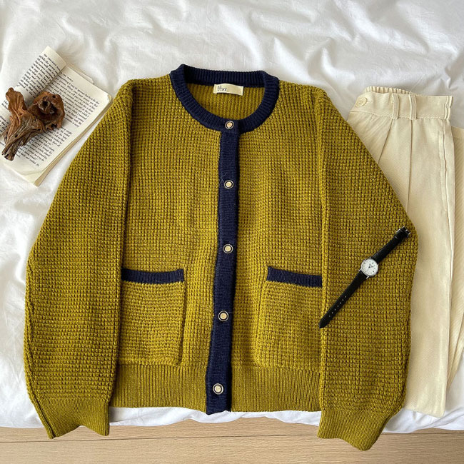 送料無料 カーデ 厚手ニット レディース ニットカーディガン ボタン付き 50代 厚手 コーディガン 秋 カーディガン オフィス 春 ニットカーデ 30代 40代 