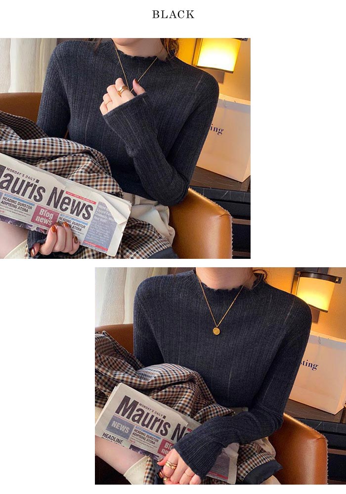 ニットトップス レディース 秋 冬 秋冬 黒 ホワイト ニット 無地 30代 リブニット ブラック レッド ベージュ 40代 セーター 20代 白 送料無料 グレー 長袖 