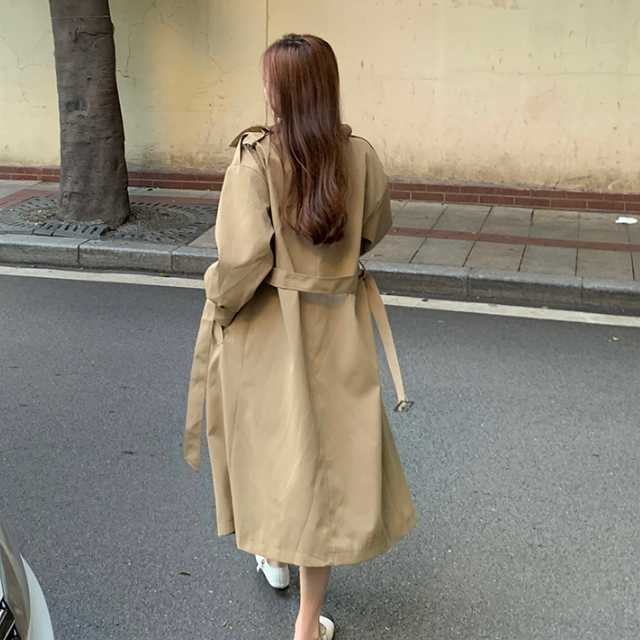 アウター コート トレンチコート ジャケット ロングジャケット マキシ 秋アウターロング丈 上着 カジュアル キレセク 通勤 ベルト レディース 春 秋 