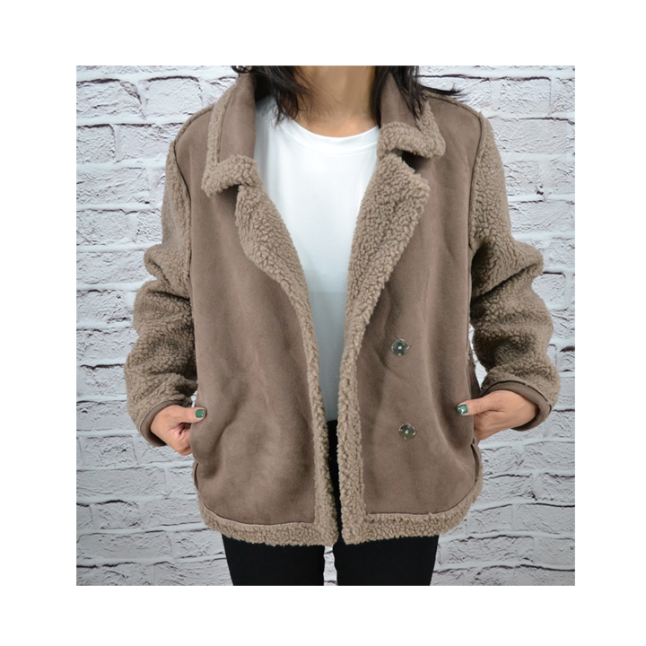 ムートンコート ムートンジャケット ムートン ライダースジャケット ボア フェイクファー レディース あすつく ゆったり 体型カバー 秋冬 送料無料 