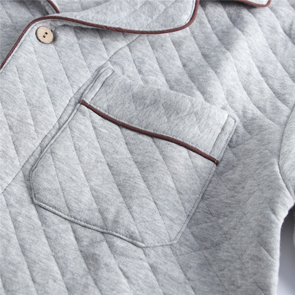 パジャマ メンズ キルトパジャマ 中綿 ルームウェア セットアップ 襟付き おしゃれ 寝間着 綿 上下セット部屋着 無地 前開き 秋冬 長袖長ズボン 