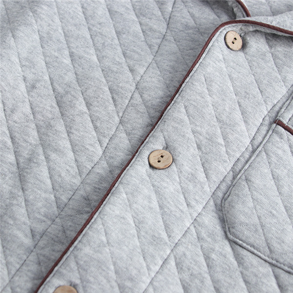 パジャマ メンズ キルトパジャマ 中綿 ルームウェア セットアップ 襟付き おしゃれ 寝間着 綿 上下セット部屋着 無地 前開き 秋冬 長袖長ズボン 