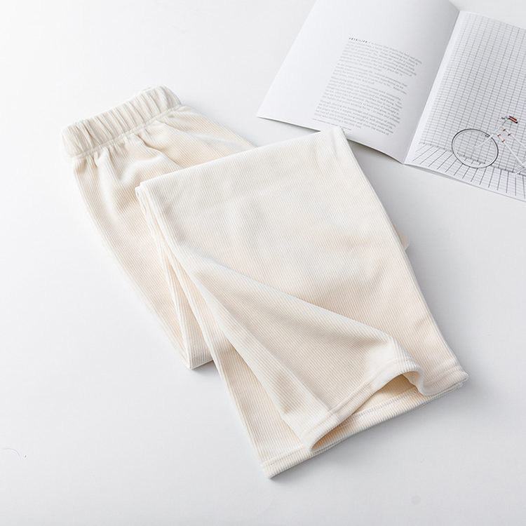 無地 ワイドパンツ ロングパンツ ニット風 ストレート ハイウエスト 着痩せ 春秋 お洒落 カジュアル エレシルエット ゆったり 