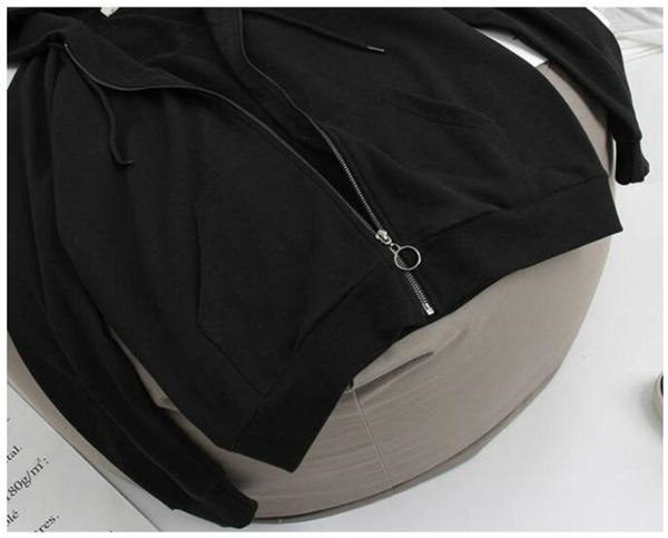 ジップレディース トップス 前開き ジップアップ 長袖 無地 羽織り カジュアル アウター ゆったり フード付き 体型カバー 