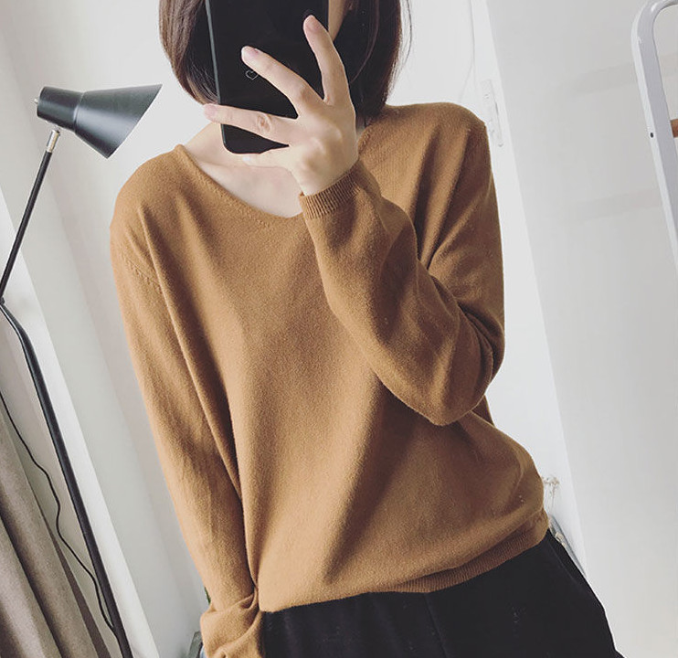 送料無料 ニット レディース 秋トップス セーター プルオーバー 紫外線対策 チュニック 大きいサイズ 。対応可 Vネック 洗える 長袖 