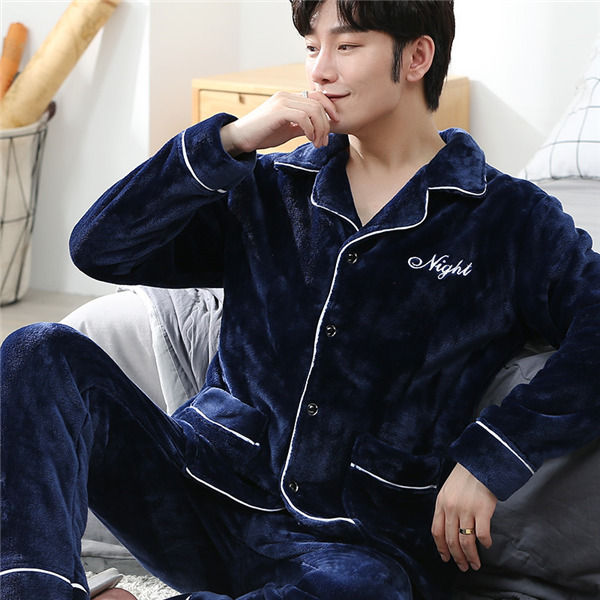 パジャマ 厚手 メンズ 冬用 ルームウェア 長袖 ふわふわ 暖かい 男性 上下セット 冬 寝間着 ふわもこ もこもこ 部屋着 セットアップ 前開き 
