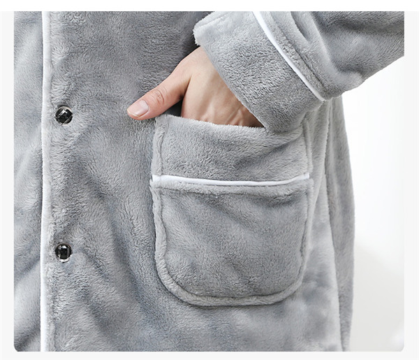 パジャマ 厚手 メンズ 冬用 ルームウェア 長袖 ふわふわ 暖かい 男性 上下セット 冬 寝間着 ふわもこ もこもこ 部屋着 セットアップ 前開き 