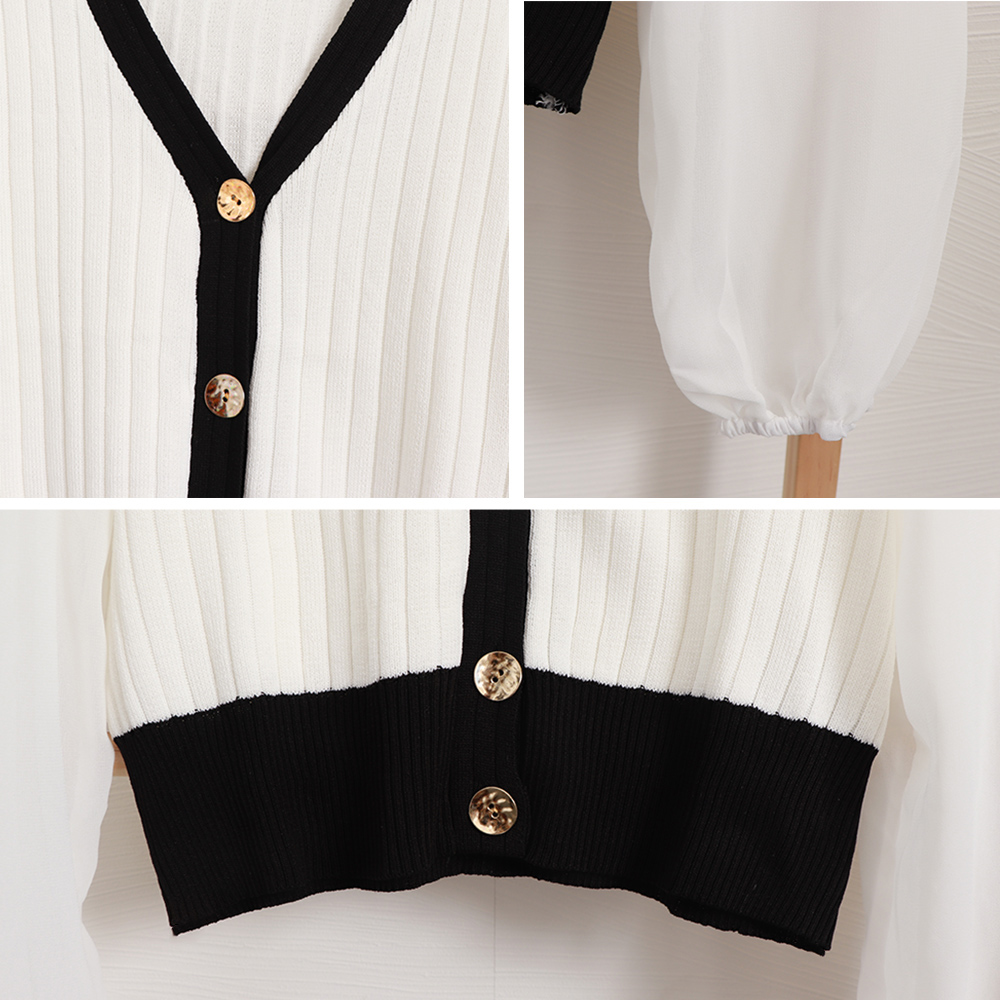 レディース ニットトップス 韓国風 秋服 。可  