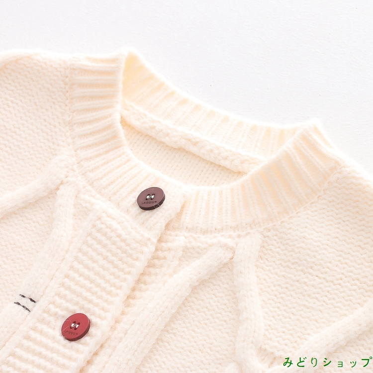 アウター カーディガン ニット ハート 長袖 森ガール レディース 