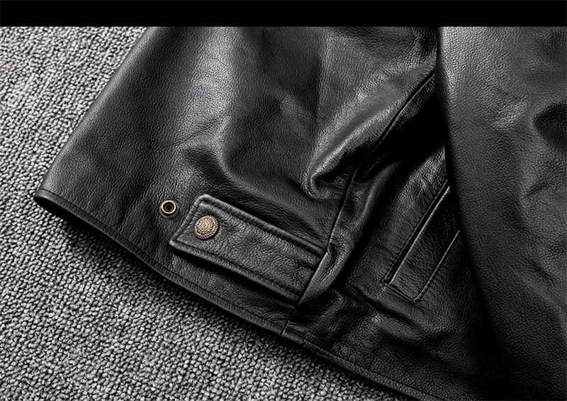 。ジャケット トレンチコート レザージャケット メンズ 革ジャン 。 黒 牛革 秋冬 バイクジャケット 冬服 