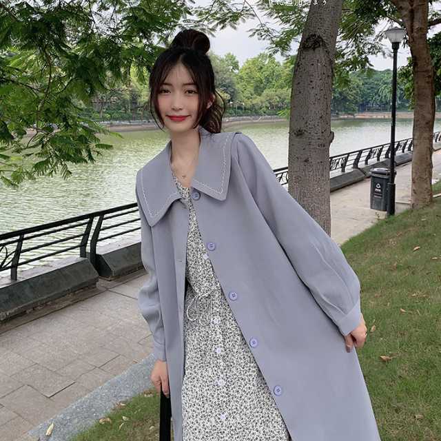 アウター コート トレンチコート ジャケット ロングジャケット りぼん 秋 秋アウターロング丈 通勤 カジュアル 春 マキシ レディース キレセク 上着 