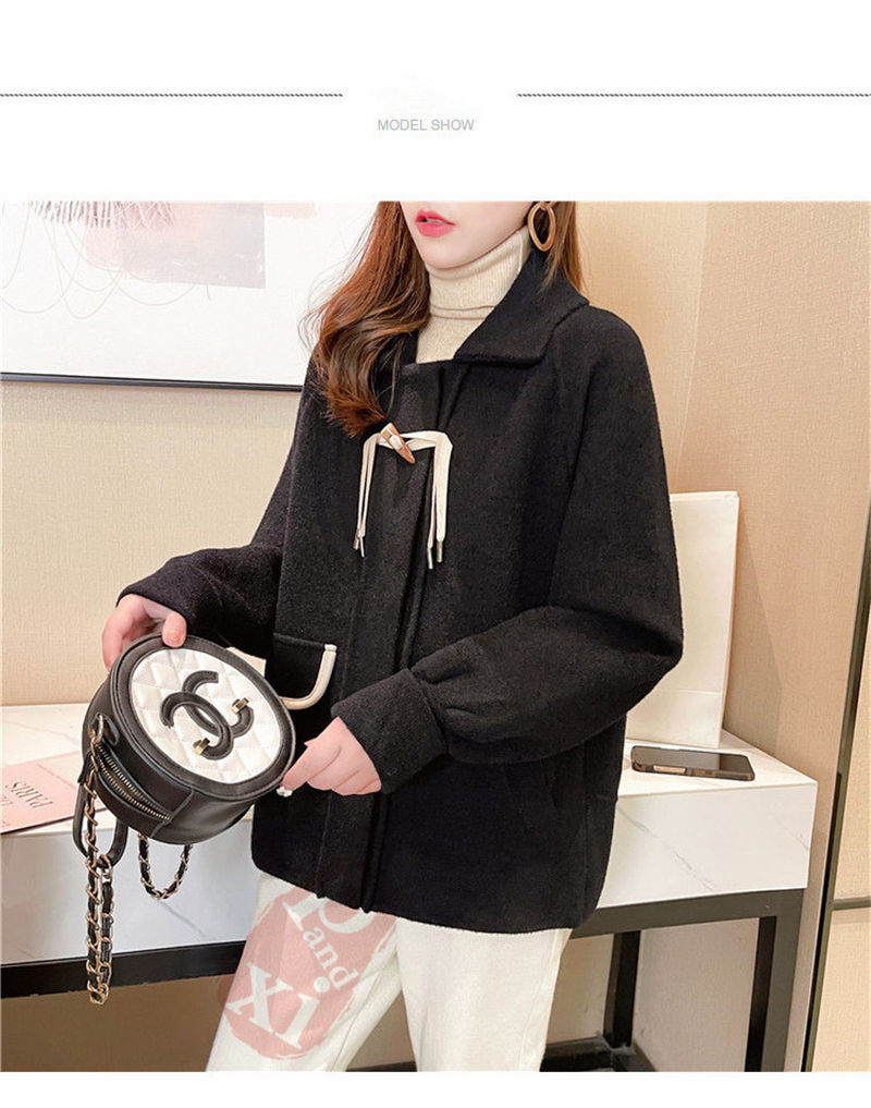 ジャケット レディース 40代 長袖ノーカラージャケット ショット丈ツイードコートアウター 秋服 入学式 韓国風 卒業式 通勤OL 結婚式 七五三 送料無料 オフィス 