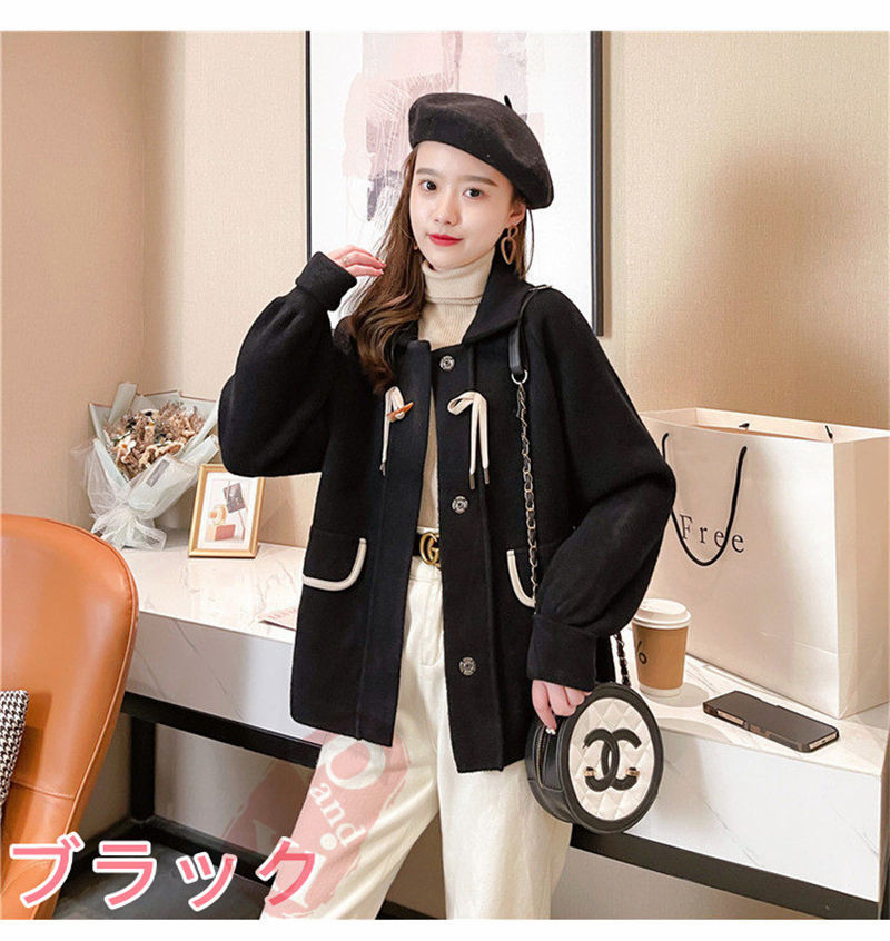 ジャケット レディース 40代 長袖ノーカラージャケット ショット丈ツイードコートアウター 秋服 入学式 韓国風 卒業式 通勤OL 結婚式 七五三 送料無料 オフィス 