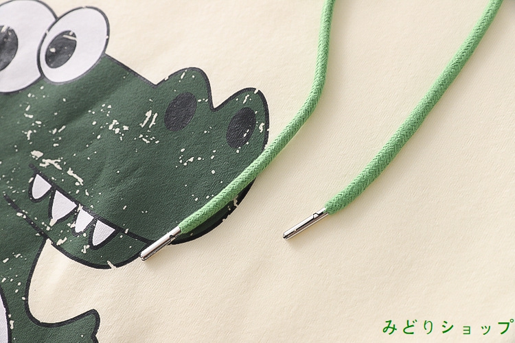 裏起毛 裏ボア 恐竜 角付き 長袖 森ガール レディース 