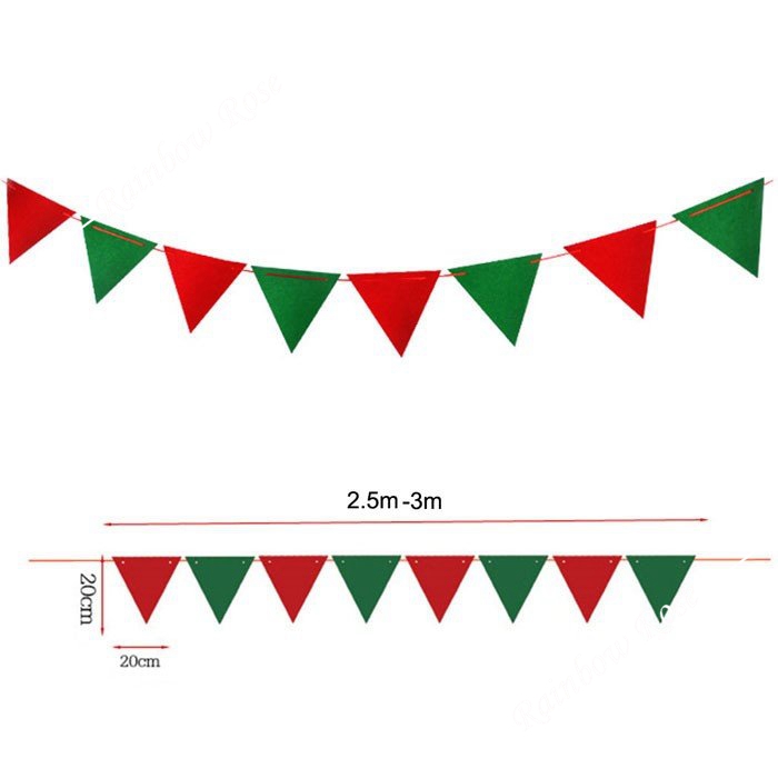 フラッグガーランド クリスマス 店舗ディスプレイ オーナメント パーティー 誕生日 店舗装飾 
