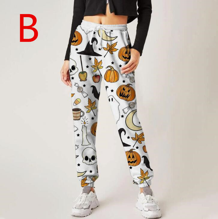 ハロウィンヨガパンツ ヒップアップ トレーニング フィットネス エアロビクス ズボン 美脚 エアロビクスウェア ズボン ランニングウェア ダンス衣装 